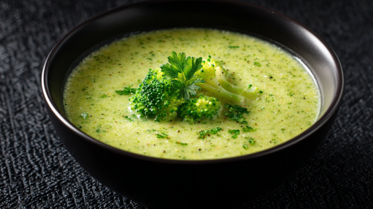 🥦 Кремовый суп-пюре из брокколи и цветной капусты